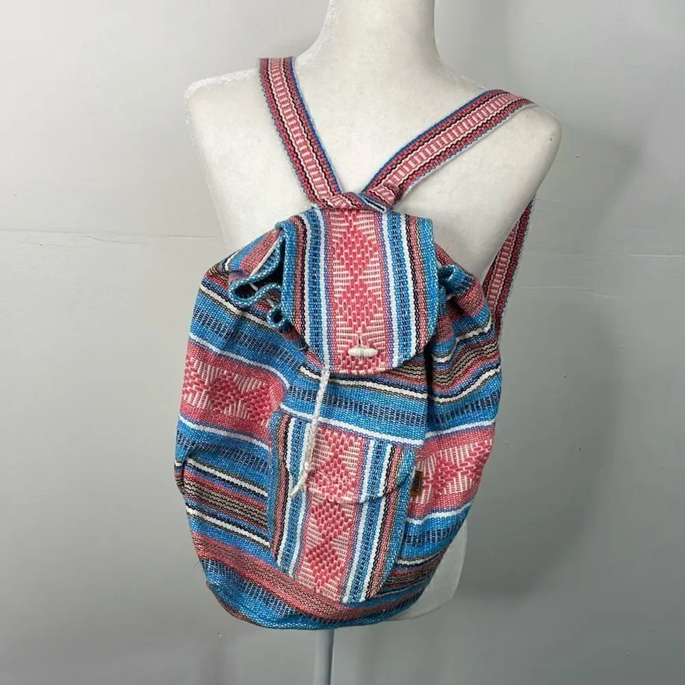 Pinzon Canvas Boho Aztec Backpack